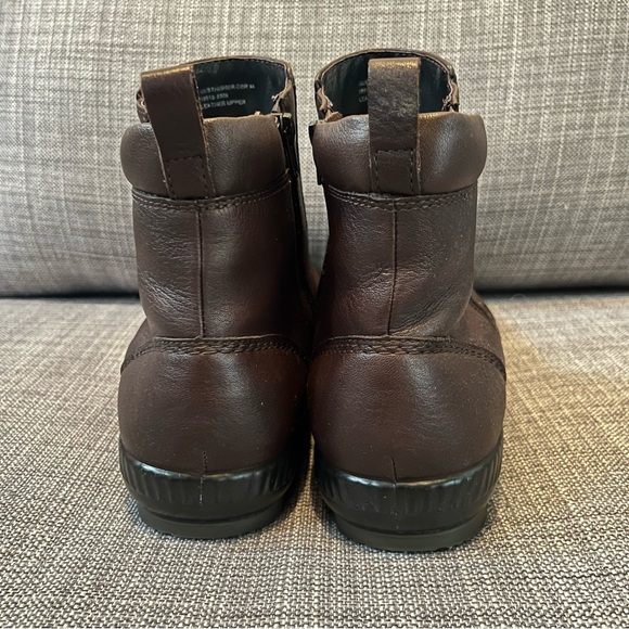 Spring Step Dark Brown Men Gusthigher Leather Ankle Boots Sz UK 44/US 10 main image 8